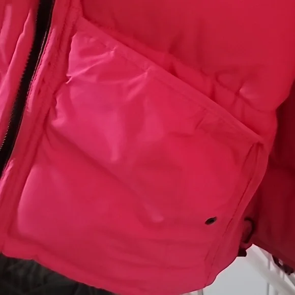 Calvin Klein Vibrant Pink Puffer Jacket - Picture 10 of 14